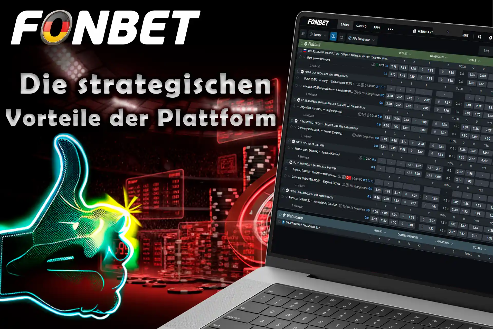 Top-Eigenschaften von Fonbet